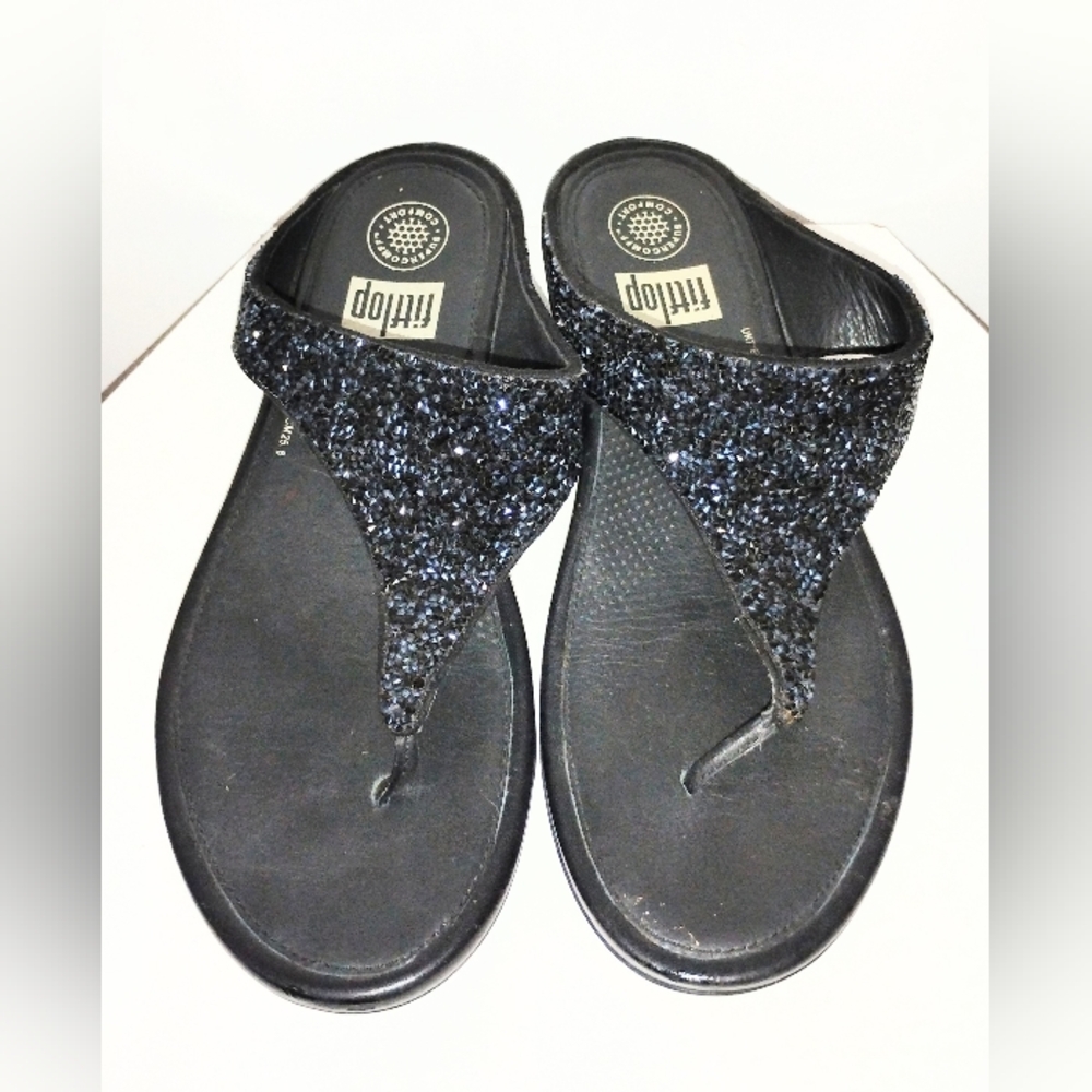 FITFLOP LOW JEWELED SANDALS